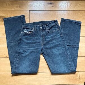 Diesel Women’s Dark Wash Straight-Leg Jeans Size 27 Made in Italy